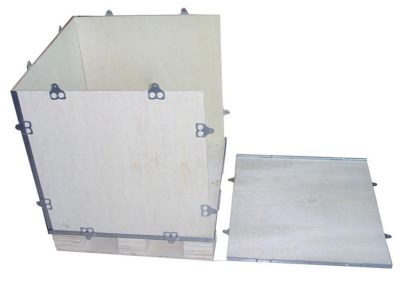 鋼帶箱，剛邊箱