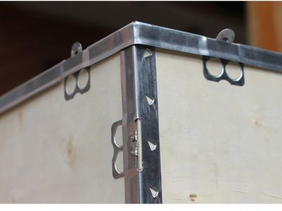 鋼帶箱，剛邊箱